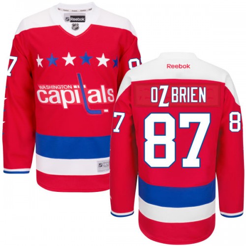 Liam O'brien Washington Capitals Reebok Premier Alternate Jersey (Red)