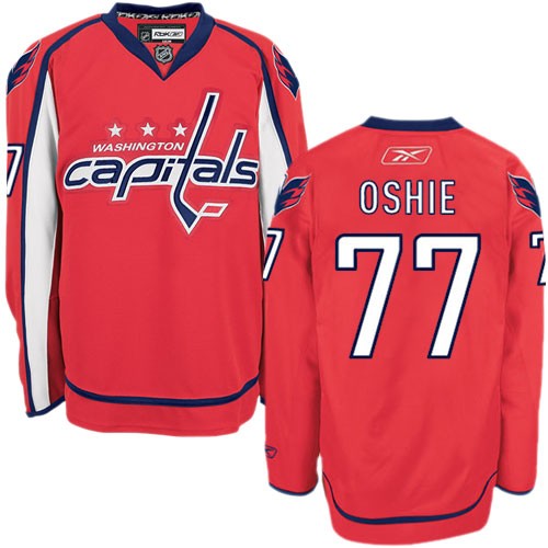 T.J. Oshie Washington Capitals Reebok Authentic Home Jersey (Red)